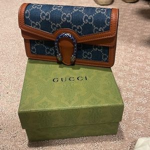 Gucci Dionysus mini denim cross body bag